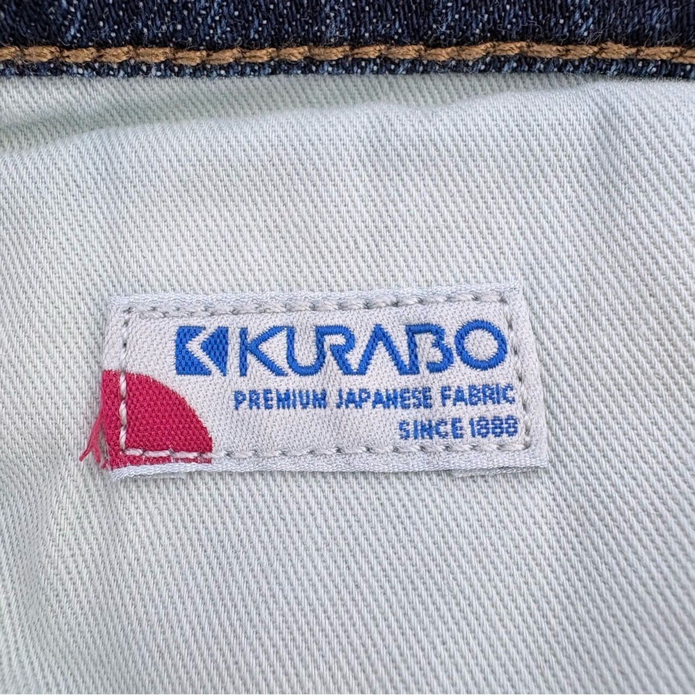 J. Crew 484 Slim Men's Straight Indigo Kurabo Japanese Cotton Jeans Sz 34x33 - Picture 10 of 14